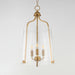 Maxim - 5683CLNAB - Three Light Foyer Pendant - Bellmore - Natural Aged Brass