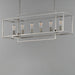 Maxim - 10416SN - Six Light Linear Pendant - Gridline - Satin Nickel