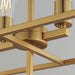 Maxim - 10416NAB - Six Light Linear Pendant - Gridline - Natural Aged Brass