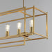 Maxim - 10416NAB - Six Light Linear Pendant - Gridline - Natural Aged Brass