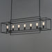 Maxim - 10417BK - Seven Light Linear Pendant - Gridline - Black