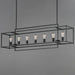 Maxim - 10417BK - Seven Light Linear Pendant - Gridline - Black