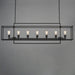 Maxim - 10417BK - Seven Light Linear Pendant - Gridline - Black