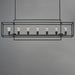Maxim - 10417BK - Seven Light Linear Pendant - Gridline - Black