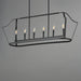 Maxim - 10427BK - Six Light Linear Pendant - Arden - Black