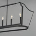 Maxim - 10427BK - Six Light Linear Pendant - Arden - Black