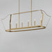 Maxim - 10427NAB - Six Light Linear Pendant - Arden - Natural