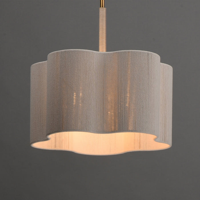Maxim - 12833OFNAB - Three Light Pendant - Corsica - Natural Aged Brass