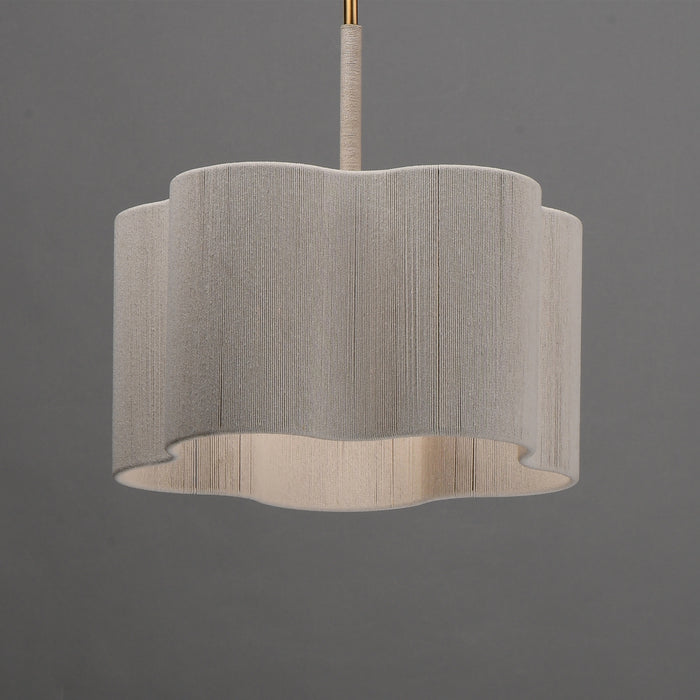 Maxim - 12833OFNAB - Three Light Pendant - Corsica - Natural Aged Brass