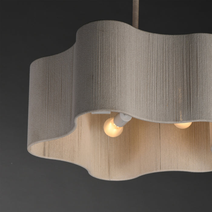 Maxim - 12835OFNAB - Five Light Pendant - Corsica - Natural Aged Brass