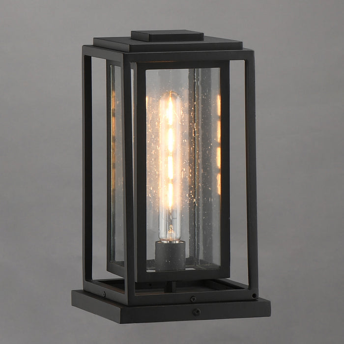 Maxim - 3037CDBK - One Light Deck Lantern - Cabana - Black