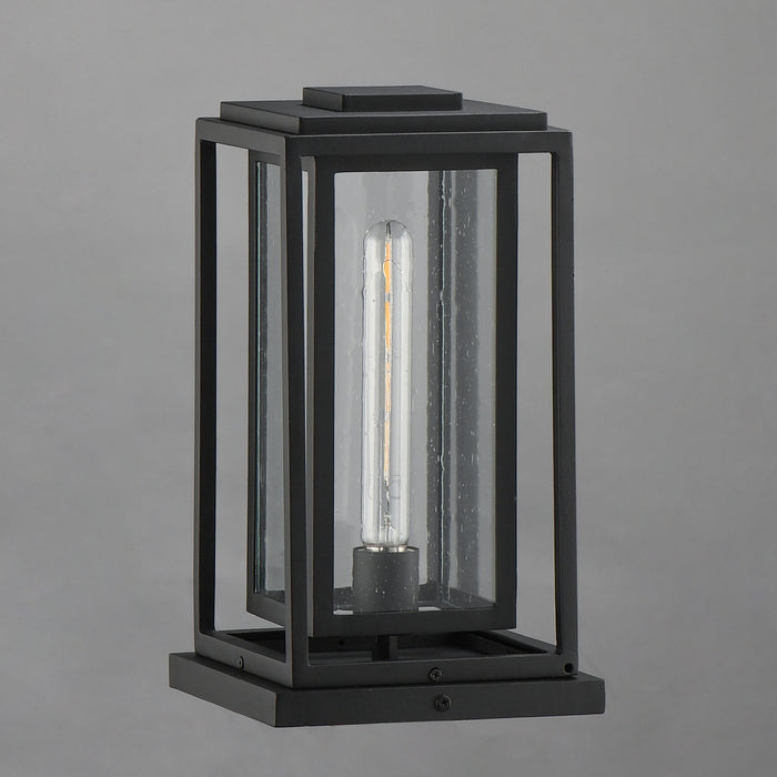 Maxim - 3037CDBK - One Light Deck Lantern - Cabana - Black
