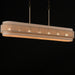 Maxim - 12817OFNAB - Seven Light Linear Pendant - Seacliff - Natural Aged Brass
