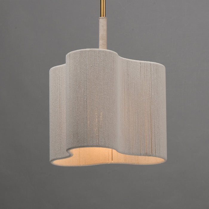 Maxim - 12831OFNAB - One Light Pendant - Corsica - Natural Aged Brass
