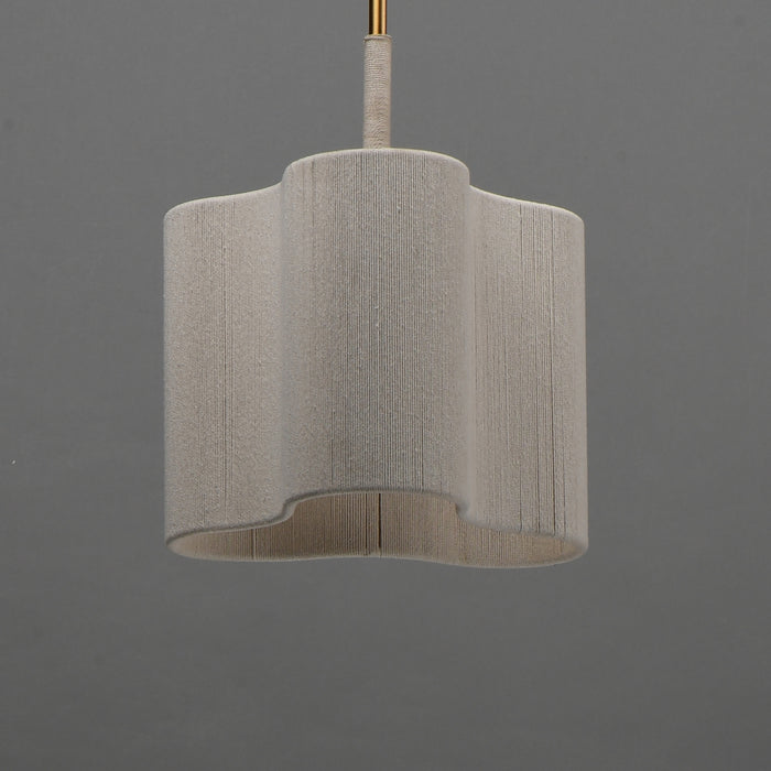 Maxim - 12831OFNAB - One Light Pendant - Corsica - Natural Aged Brass