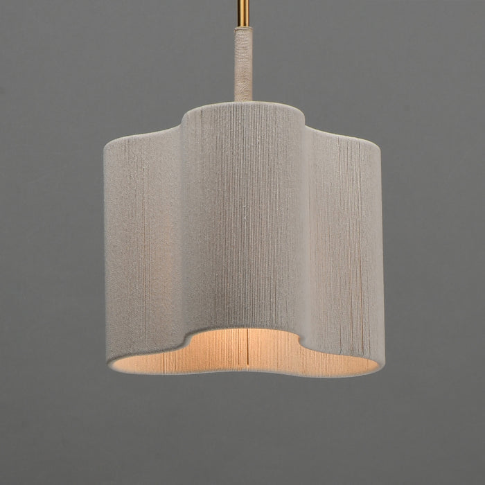 Maxim - 12831OFNAB - One Light Pendant - Corsica - Natural Aged Brass