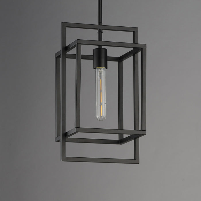 Maxim - 10411BK - One Light Pendant - Gridline - Black