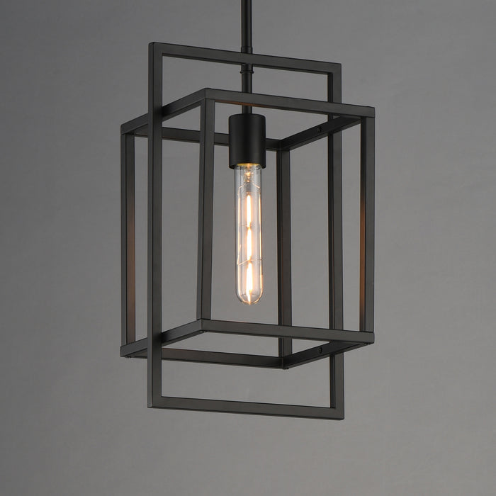 Maxim - 10411BK - One Light Pendant - Gridline - Black