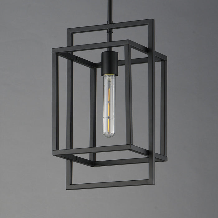 Maxim - 10411BK - One Light Pendant - Gridline - Black