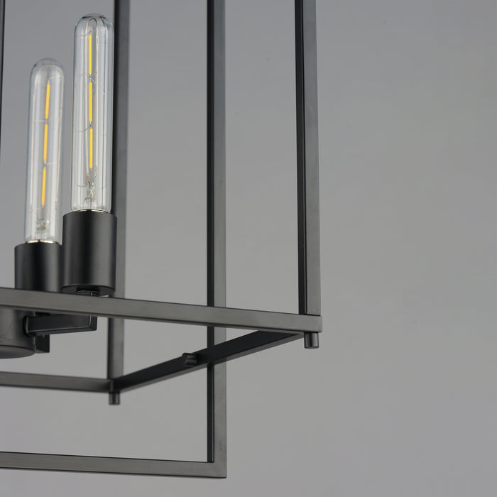 Maxim - 10412BK - Four Light Pendant - Gridline - Black