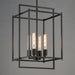Maxim - 10412BK - Four Light Pendant - Gridline - Black