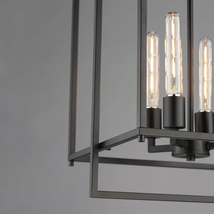 Maxim - 10412BK - Four Light Pendant - Gridline - Black