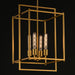 Maxim - 10412NAB - Four Light Pendant - Gridline - Natural Aged Brass