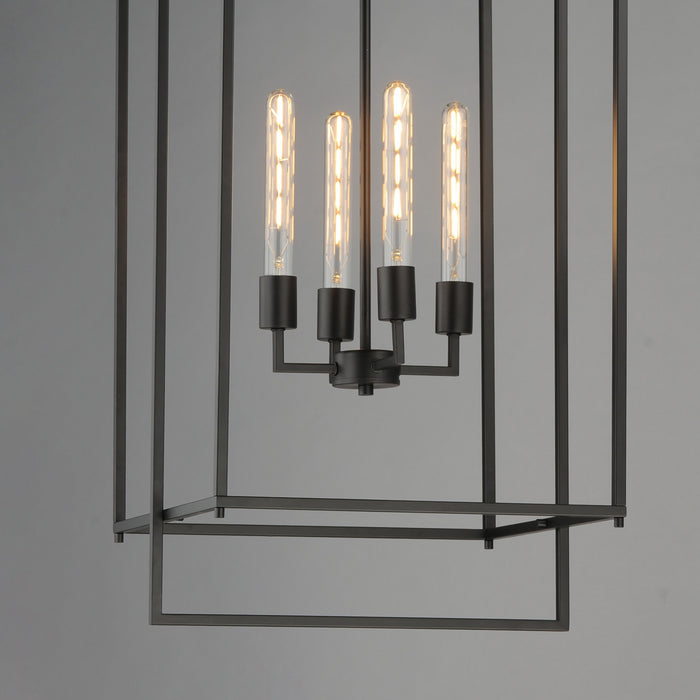 Maxim - 10413BK - Four Light Pendant - Gridline - Black