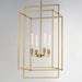 Maxim - 10413NAB - Four Light Pendant - Gridline - Natural Aged Brass