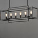 Maxim - 10416BK - Six Light Linear Pendant - Gridline - Black