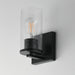 Maxim - 10461CDBK - One Light Wall Sconce - Livingston - Black