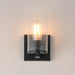 Maxim - 10461CDBK - One Light Wall Sconce - Livingston - Black