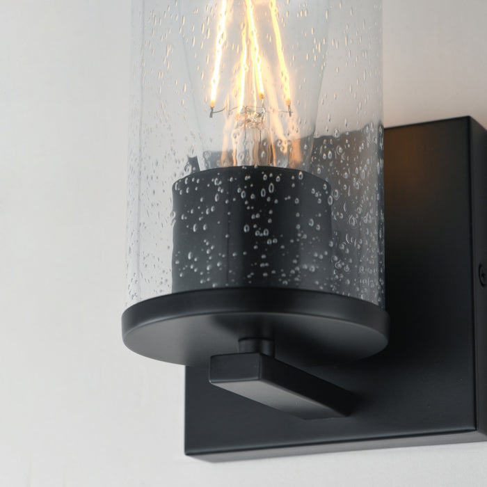 Maxim - 10461CDBK - One Light Wall Sconce - Livingston - Black