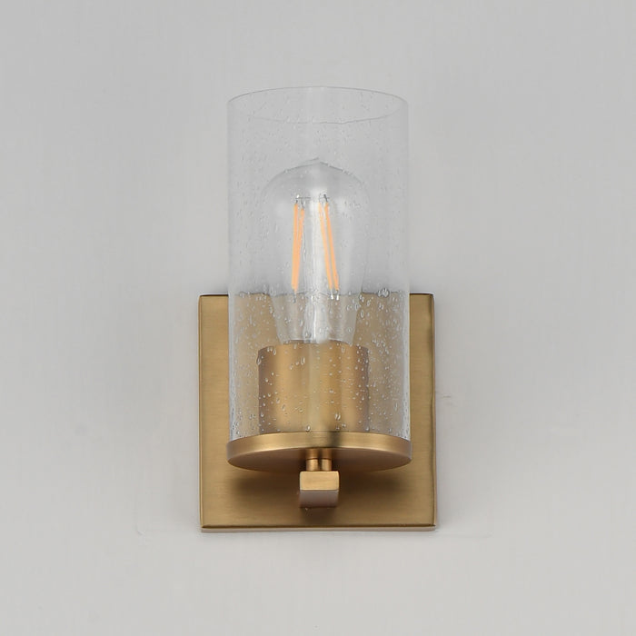 Maxim - 10461CDNAB - One Light Wall Sconce - Livingston - Natural Aged Brass