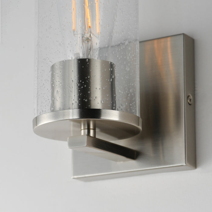 Maxim - 10461CDSN - One Light Wall Sconce - Livingston - Satin Nickel