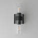 Maxim - 10462CDBK - Two Light Wall Sconce - Livingston - Black
