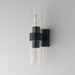 Maxim - 10462CDBK - Two Light Wall Sconce - Livingston - Black