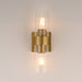 Maxim - 10462CDNAB - Two Light Wall Sconce - Livingston - Natural Aged Brass