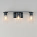 Maxim - 10463CDBK - Three Light Bath Vanity - Livingston - Black