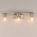 Maxim - 10463CDSN - Three Light Bath Vanity - Livingston - Satin Nickel