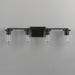 Maxim - 10464CDBK - Four Light Bath Vanity - Livingston - Black