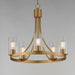 Maxim - 10465CDNAB - Five Light Chandelier - Livingston - Natural Aged Brass