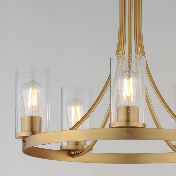 Maxim - 10465CDNAB - Five Light Chandelier - Livingston - Natural Aged Brass