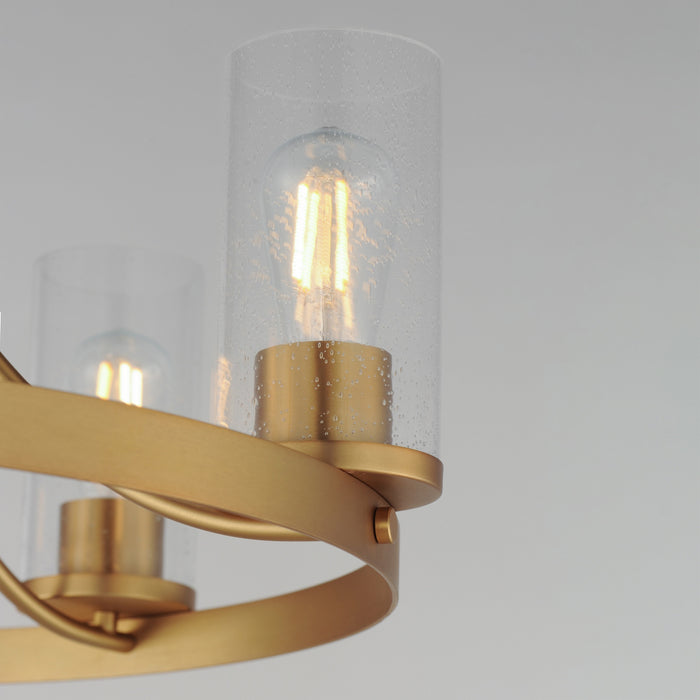 Maxim - 10465CDNAB - Five Light Chandelier - Livingston - Natural Aged Brass