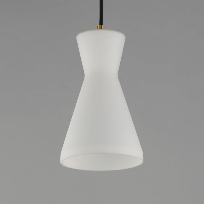 Maxim - 11451SWNAB - One Light Pendant - Sinch - Natural Aged Brass