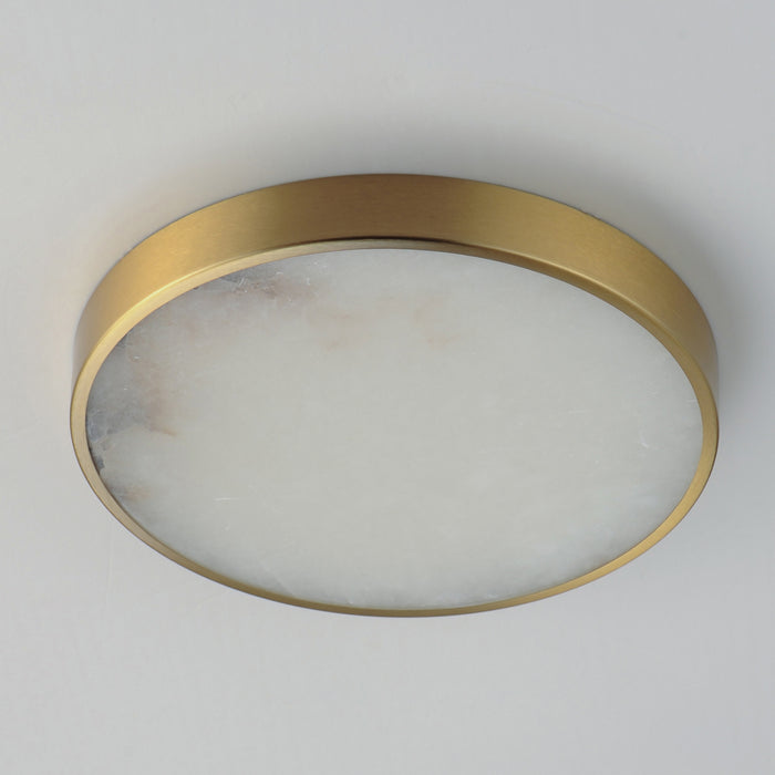Maxim - 18214WANAB - LED Flush Mount - Slab - Natural Aged Brass