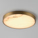 Maxim - 18216WANAB - LED Flush Mount - Slab - Natural Aged Brass