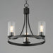 Maxim - 10467CDBK - Three Light Chandelier - Livingston - Black