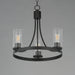 Maxim - 10467CDBK - Three Light Chandelier - Livingston - Black