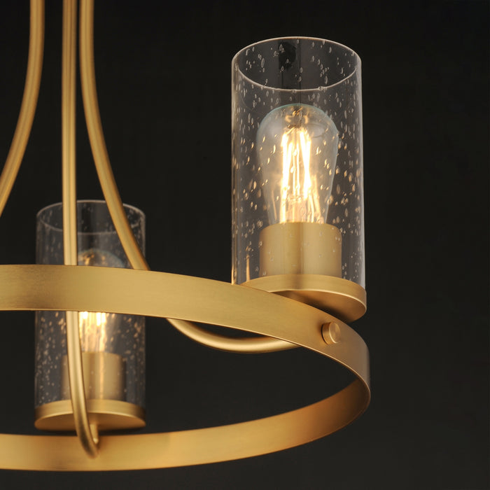 Maxim - 10467CDNAB - Three Light Chandelier - Livingston - Natural Aged Brass